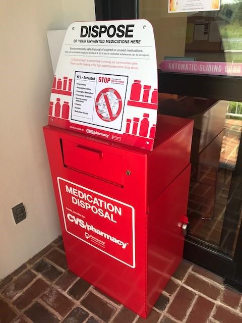 A Medication Drop Box is now available at the Township Building.